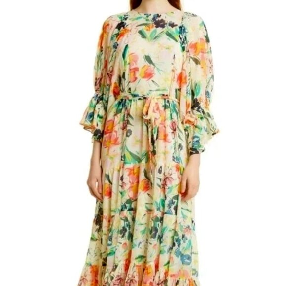 NWOT Ted Baker Kyrie Floral Maxi Dress (Ted Baker 3/ US 8) - Picture 1 of 9